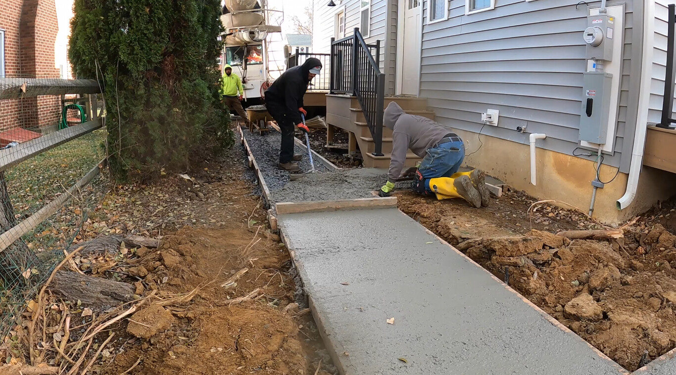 Professional concrete sidewalk installation in Moorpark